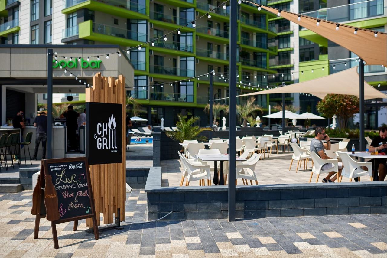 Nasty 24 Aparthotel Pool & Spa Mamaia Nord นาโวดาริ ภายนอก รูปภาพ